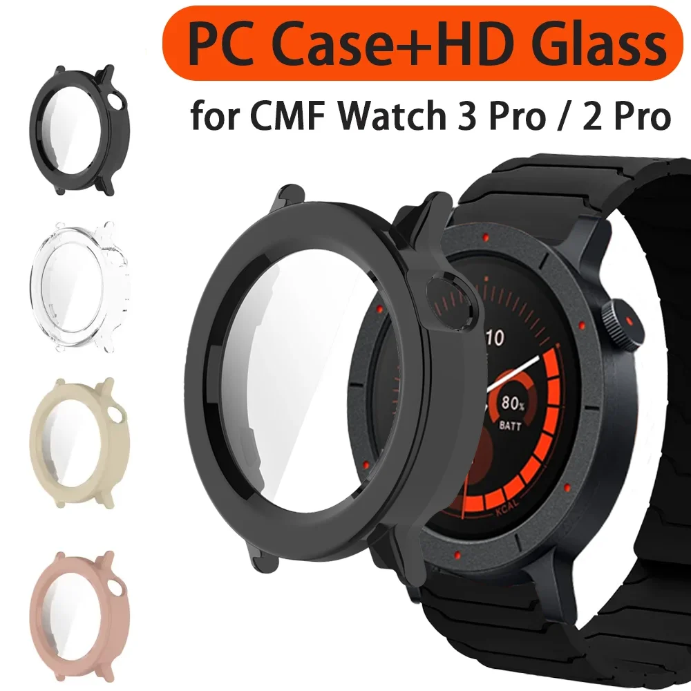 Premium Hard Bumper Protective Cover with Glass