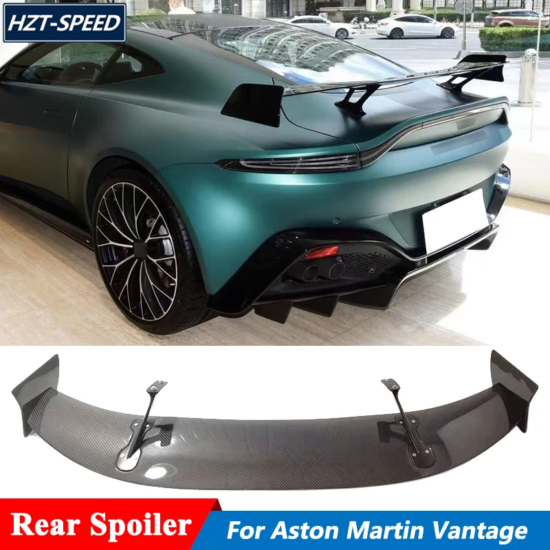 

Dry Carbon Fiber Material Trunk Spoiler Rear Wing For Aston Martin Vantage Tuning