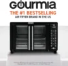 New Toaster Oven Air Fryer Combo 17 Cooking Presets 1700W French Door Digital Air Fryer Oven 24L Capacity Accessories 2