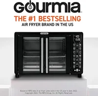New Toaster Oven Air Fryer Combo 17 Cooking Presets 1700W French Door Digital Air Fryer Oven 24L Capacity Accessories 2
