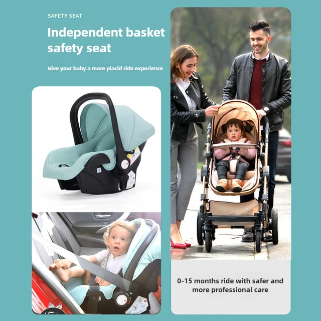 3-in-1 Newborn Baby Stroller 3