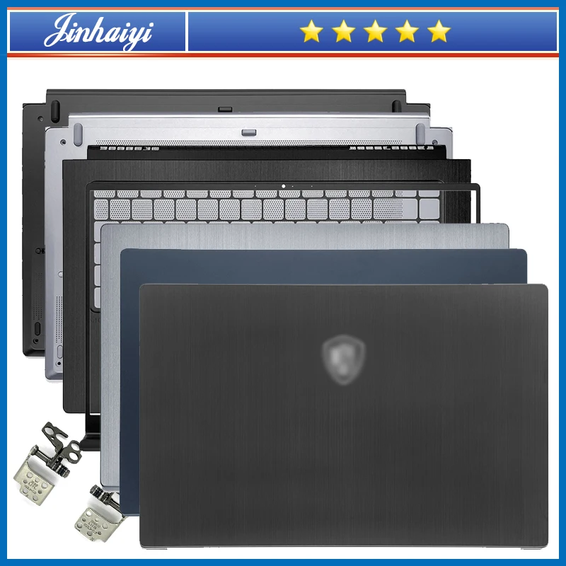 Superior Inferior Capa para Msi Moderno 15 Ms1551 1552 155k M15 Tela Case de Volta Palma Resto Inferior do Escudo Cobertura Superior Quadro Dobradiça Moldura