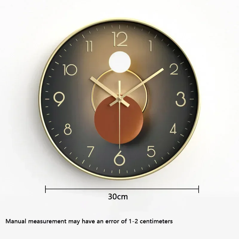 

8/10/12Inch Quality Quartz Battery Operated Round Easy to Read Home/Office/Classroom/School Decor Simplicity Fashion Wall Clock