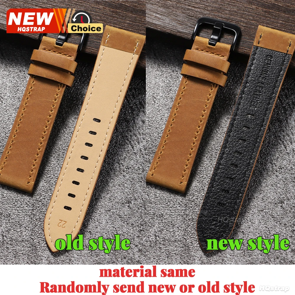 Premium Genuine Leather Watchband Replacement - Universal Strap