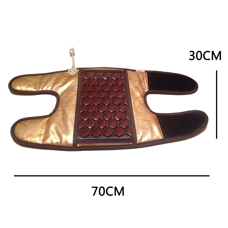 Germaaniumi soojendus Põlve infrapuna Füüsiline Jade Stone Toma Tervis Jalakaitse Magnetteraapia_voghion.com