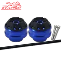 Front blue wheel