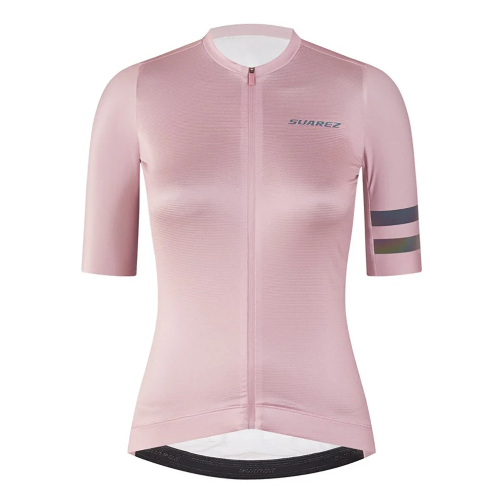 thumbnail image 1 of SUAREZ Maillot de ciclismo de manga corta para mujer, ligero, transpirable, para bicicleta de montaña, 1 of 5