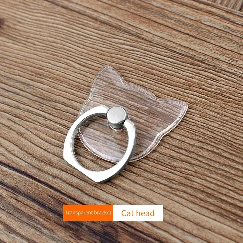 1/2pc. ​ Universal Mobile Phone Holder Stand Finger Ring Magnetic For cute Cell Smart Phone Transparent holder for iphone 12XS M - Image 13