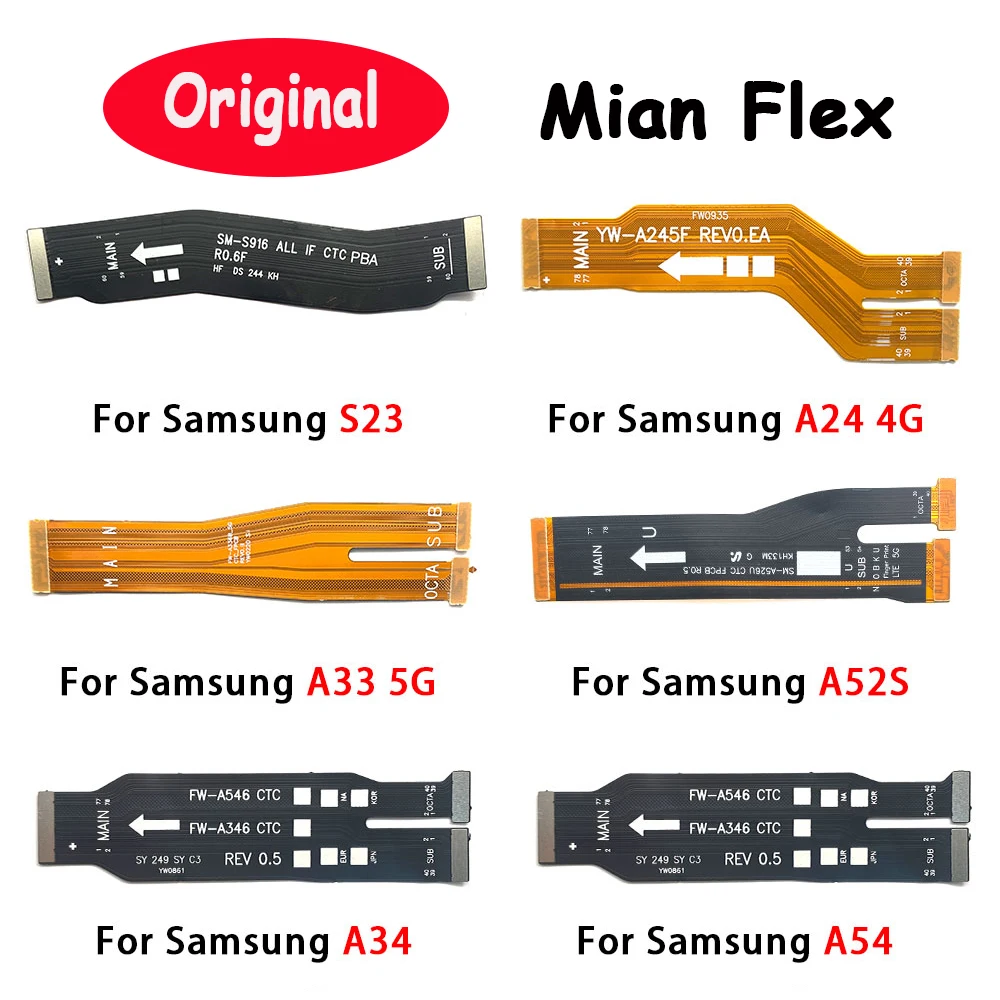 

Original For Samsung Galaxy A73 A52 A32 A22 A42 A33 5G A24 A32 A22 4G A52S A53 Main Board Motherboard Flex Cable Repair Parts