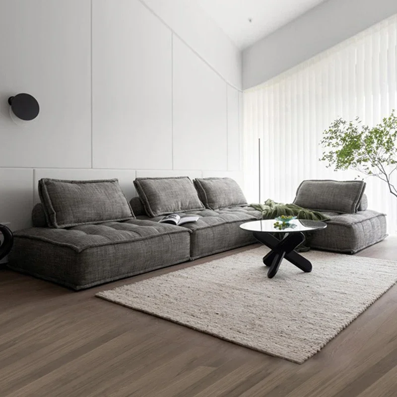 편안한 거실 침대 소파, Xxl 우드 다리 스트레치, 특이한 디자이너 바닥 소파, 모듈식 미니멀리스트 디바노 침실 가구, 신제품 