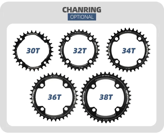 LKfjnhePF Kettenblatt 104BCD - 32-38T MTB Kettenblatt Für Mountainbike
