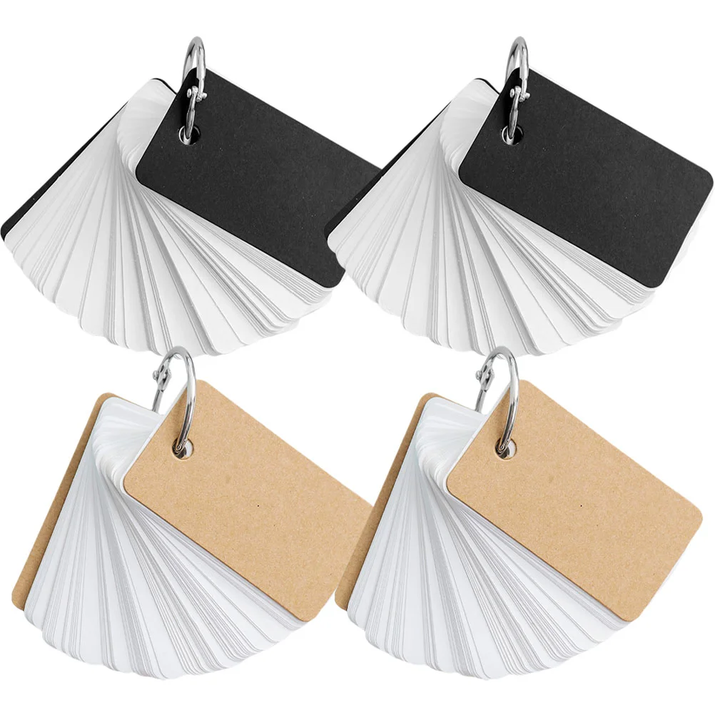 

4/8Pcs Blank Words Flashcards Simple Style Memo Cards Students English Words Memory Cards Office Students Home Memory Notepads