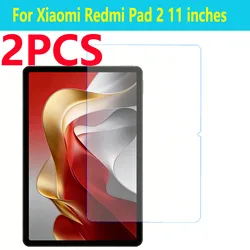 11 - Inch HD Tempered Glass Screen Protector for Tablets - Anti - Scratch Protective Film (2PCS Glass)