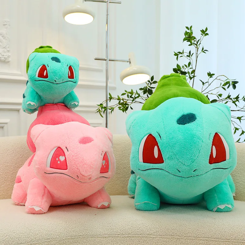 90cm Huge Bulbasaur Pokemon Holster Plush Toys Big Pokémon Semi-finished Leather Holster Pillow Gift for Kid Christmas Kawaii 2