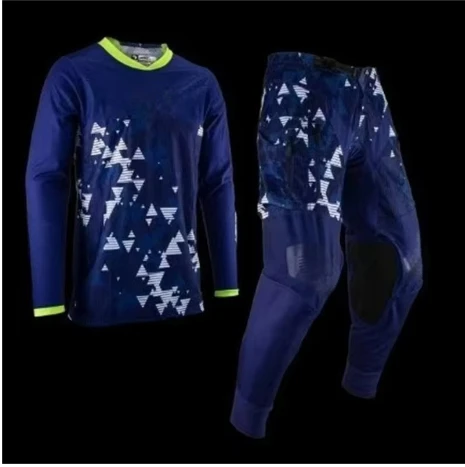 Motorcycle MX Jersey Pants Set Outdoor Off-road Motocross Equipment Men's Women's Spring Autumn Breathable Quick Drying Set