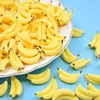10Pcs 1:12 Dollhouse Miniature Resin Artificial Fake Miniature Food Fruit Banana Play DollHouse Toy Decorative Craft 1