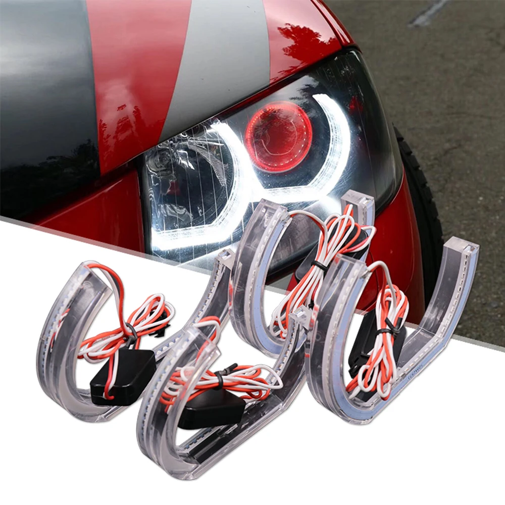 

LED Angel Eyes Marker Lights Car Daytime Running Light DRL For BMW E90 E92 E93 F30 F35 E60 E53 Ultra bright