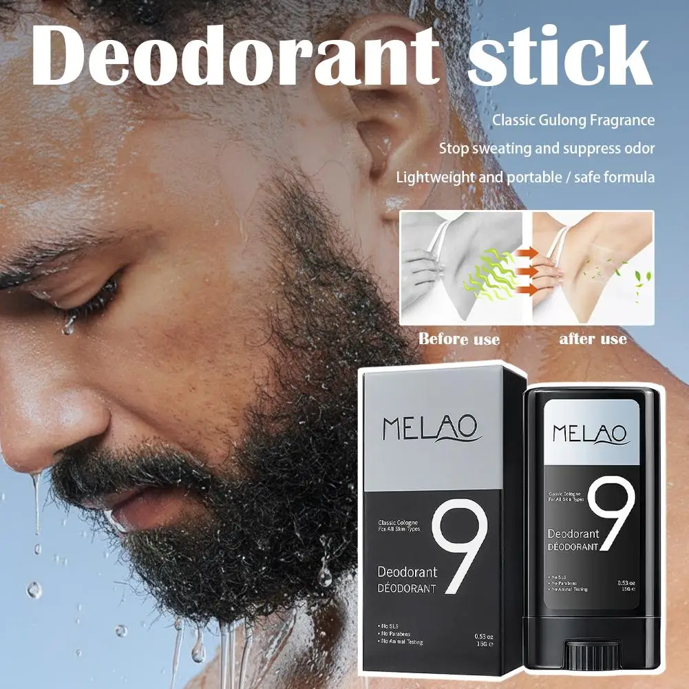 Deodorante Solido Antitraspirante da Uomo 15g ad Asciugatura Rapida, Portatile per il Controllo degli Odori in Movimento - immagine 6