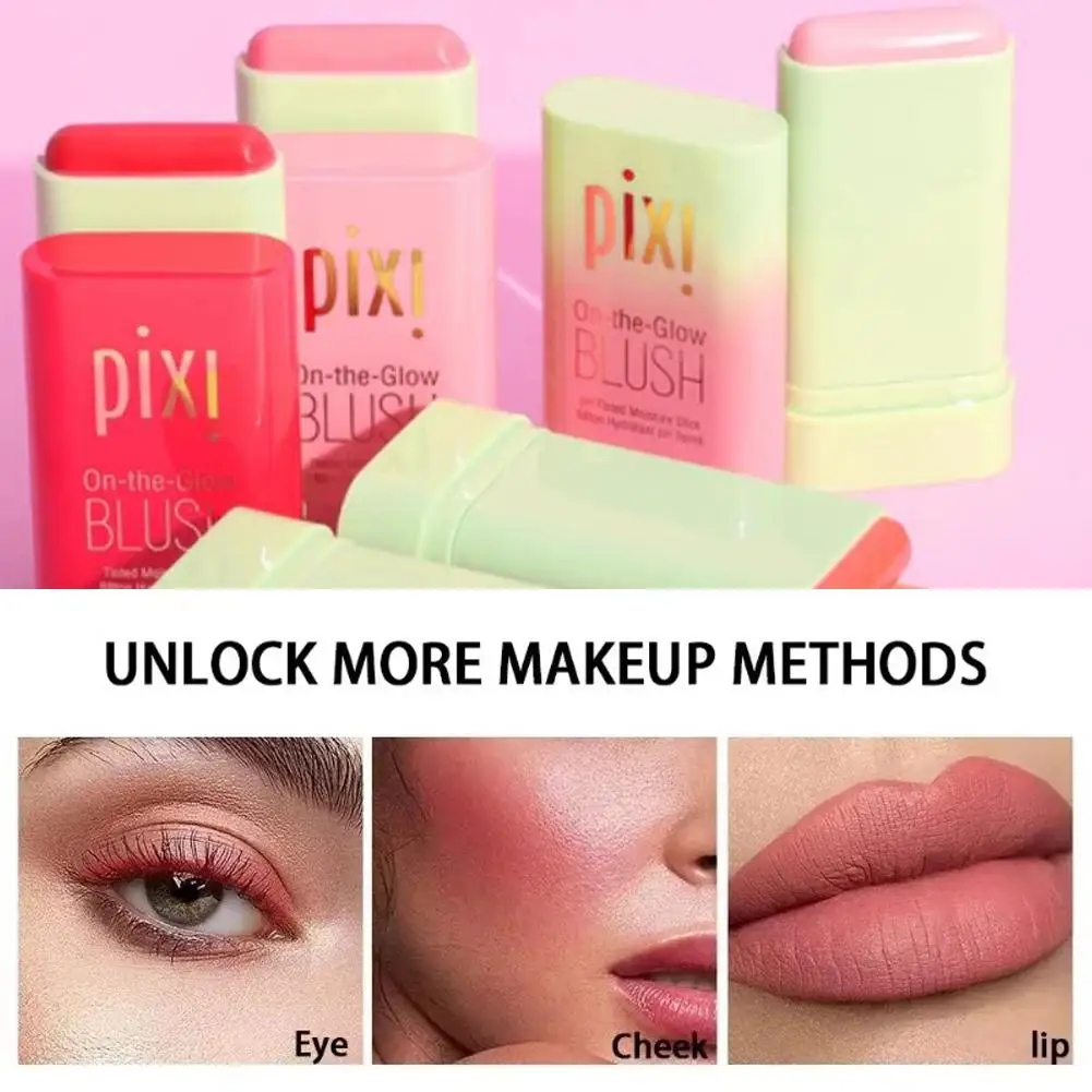 Pixi Blush Stick Long-lasting Color Tinted Makeup Rouge Blusher Cream Brighten Skin Matte Contour Women Makeup Cosmetics