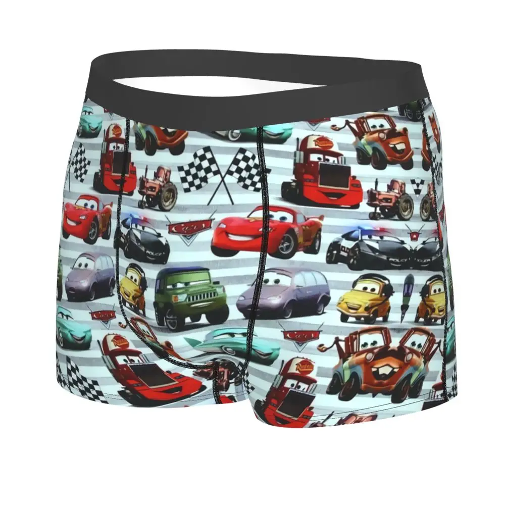Custom Lightning McQueen Car Collage Boxers Shorts Men's Briefs Underwear Cool Underpants