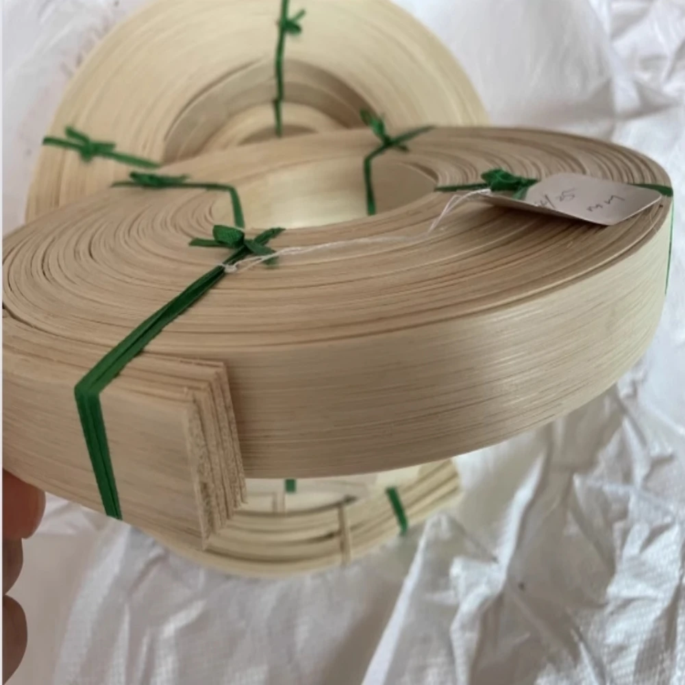 10 Meters Natural Flat Reed Rattan Core for Crafting and Weaving Projects