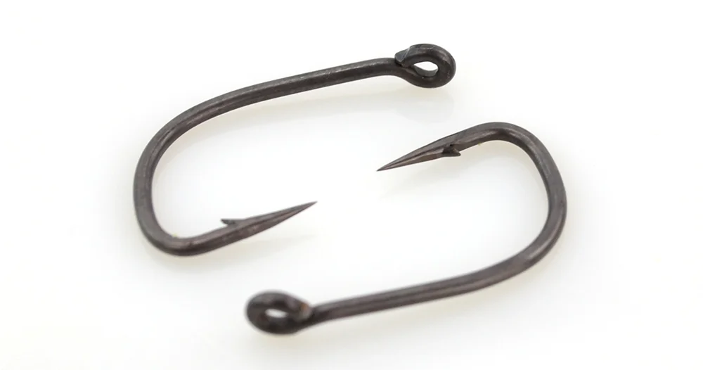 30 stücke PTFE Beschichtet High Carbon Stahl Stacheldraht Angelhaken Mit Auge Karpfen Angeln Zubehör X702 – Detail 5