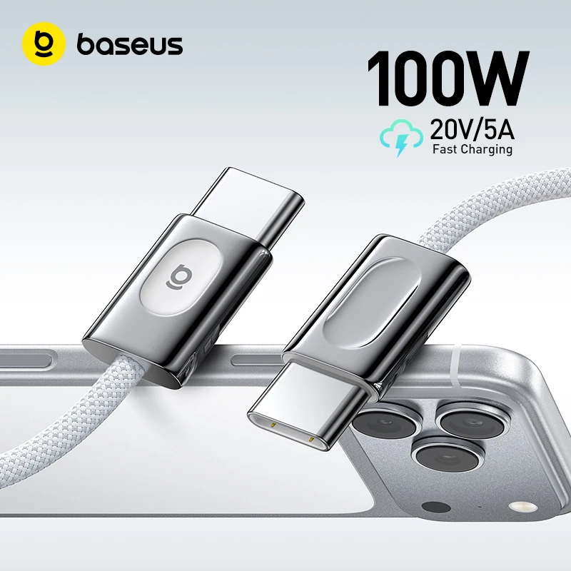【NEU】Baseus 100W USB-C-Kabel für iPhone 17 16 15 Plus Pro Max Ladekabel Typ-C zu Typ-C für Macbook Pro iPad PD-Kabel - AliExpress 202192403