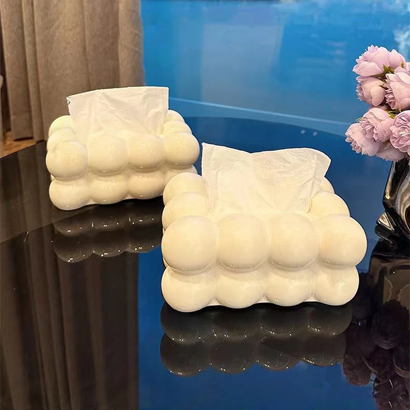 Cloud Design Tissue Box Living Room Coffee Table Paper Towel Dispenser Tissue Holder Kitchen Tissue Dispenser Tissue Box