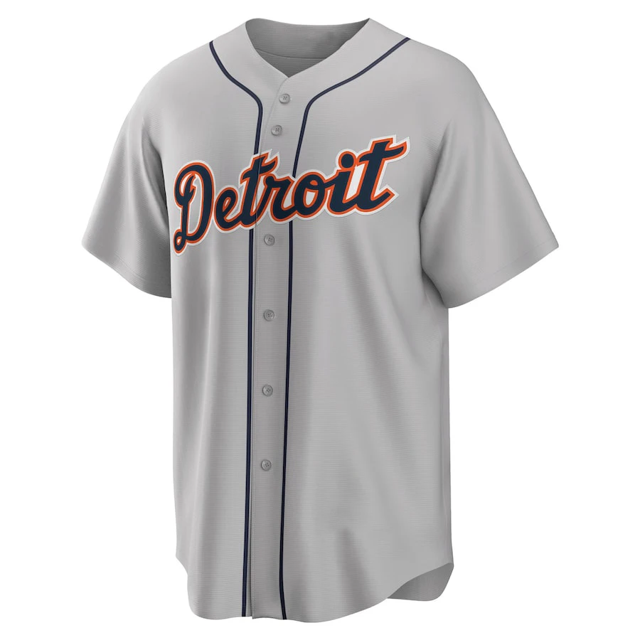 Men's Fashion Detroit Tigers 3d Printed Baseball Jersey Cardigan Baseball Training Wear Breathable Tracksuit