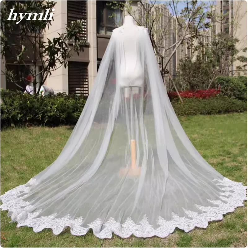 Wedding Cape Veil Bridal Cloak Lace Shoulder