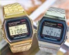 Luxury F91W Steel Band Watch Retro LED Digital Sports Military Watch Electronic Wrist Band Clock Ladies Men Couples Watches 1