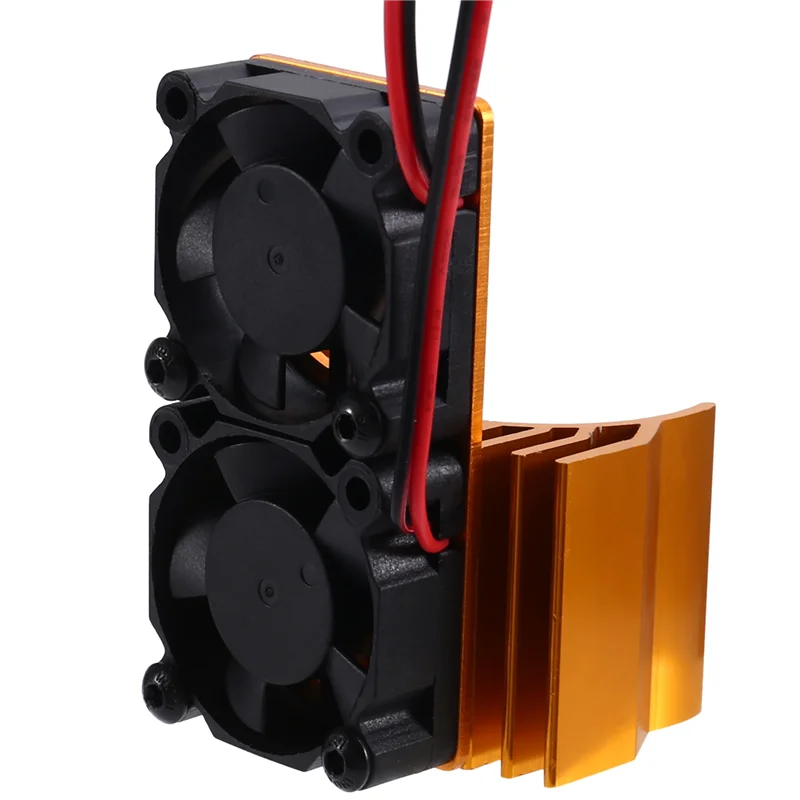 SQPP-VXL-3S ESC 냉각 팬 및 모터 듀얼 팬 세트는 Traxxas Slash 4X4 Stampede 4X4 Rustler과 호환됩니다.