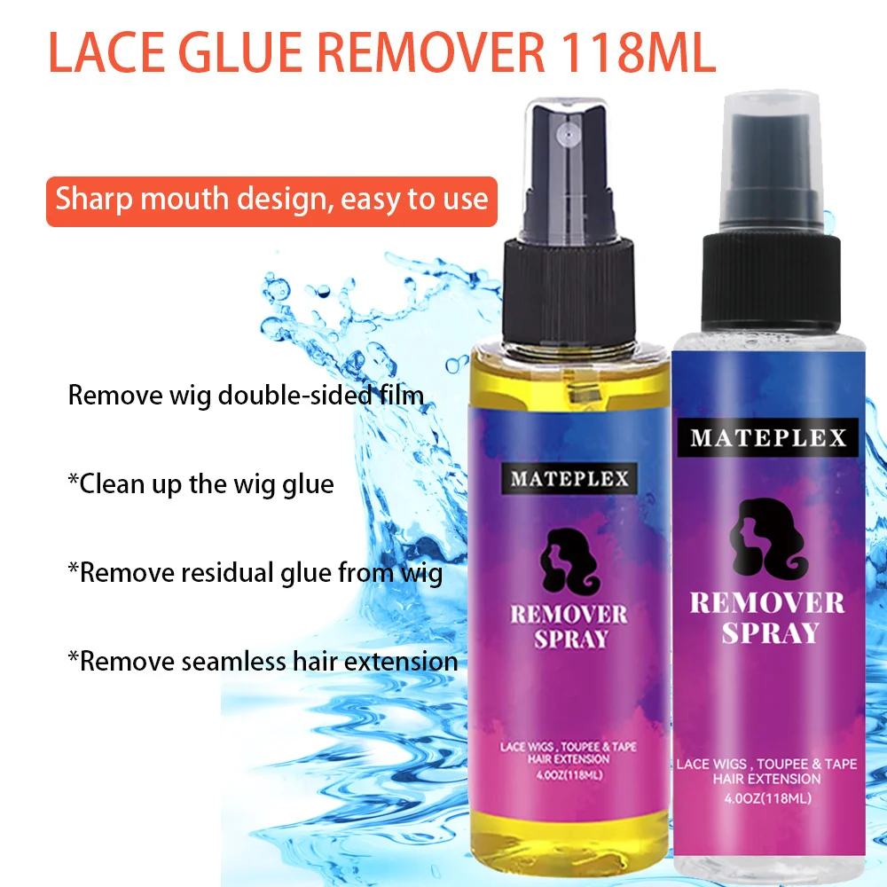 Lace Front Wig Glue Remover Spray Fast Acting Tape Extension Remover