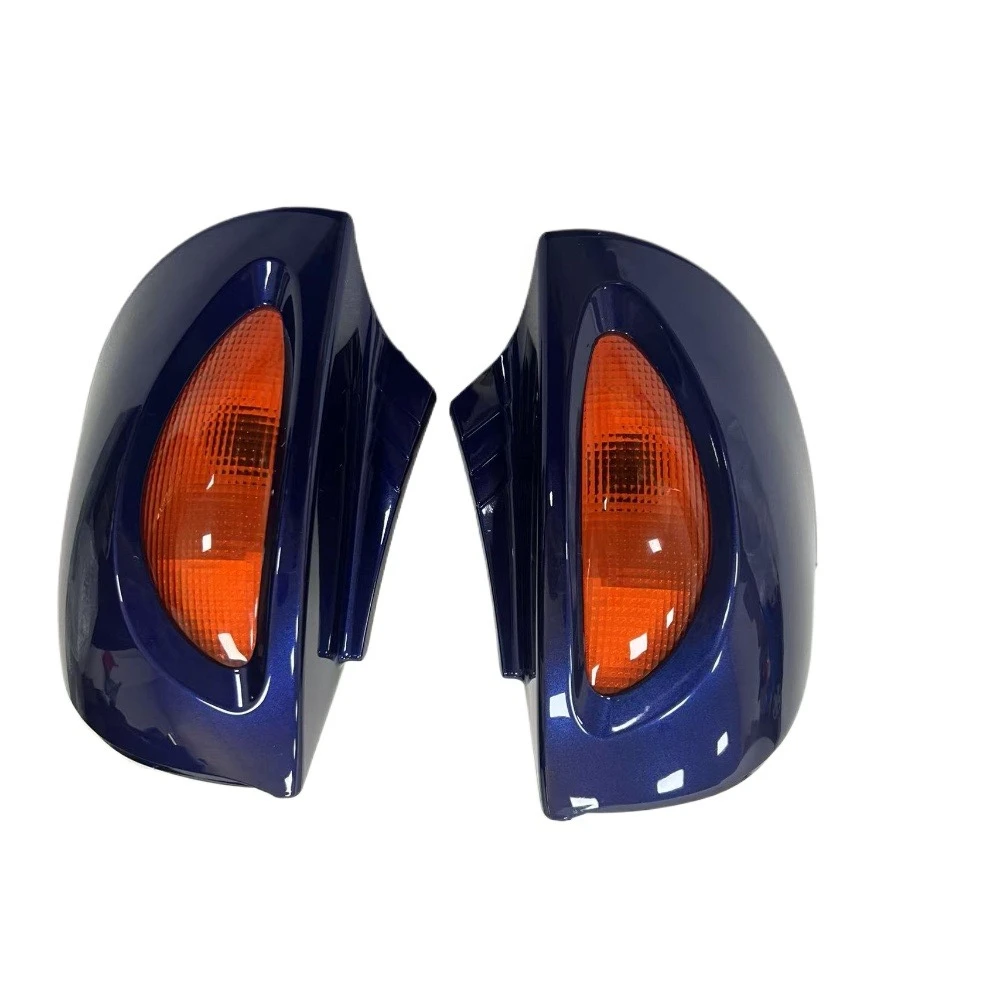 오토바이 액세서리 BMW R1100RT R1100RTP R1150RT용 앰버 방향 지시등이 있는 진한 파란색 백미러
