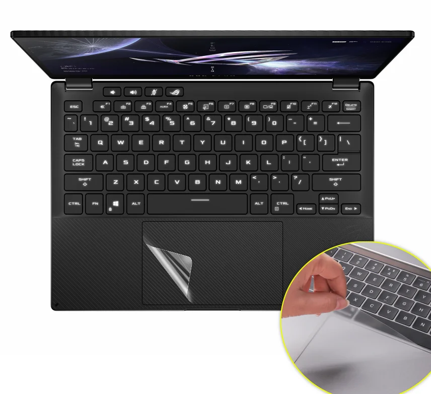 Pellicola Protettiva Opaca Per Touchpad Pellicola Protettiva Per Asus Rog Flow X13 2023 2022 Gv302X Gv302Xu Gv302 Gv301 Qh Pv301 Touch Pad