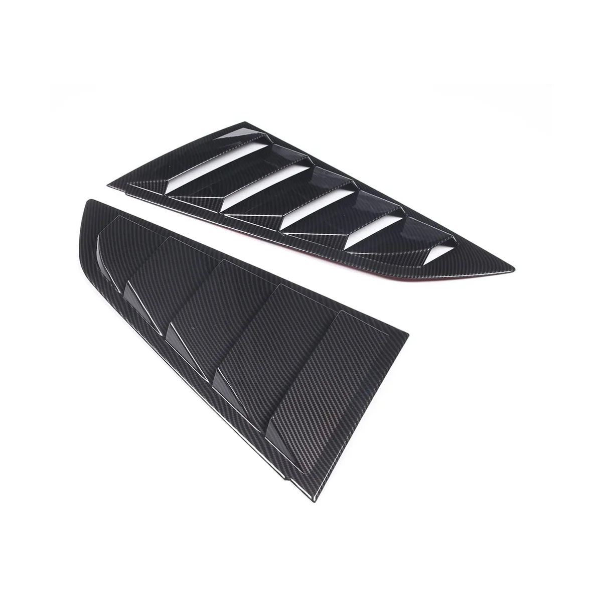 

Car Rear Side Window Louvers for Chevrolet Corvette C7 2014-2019 Triangular Window Glass Blinds (ABS Carbon Fiber)