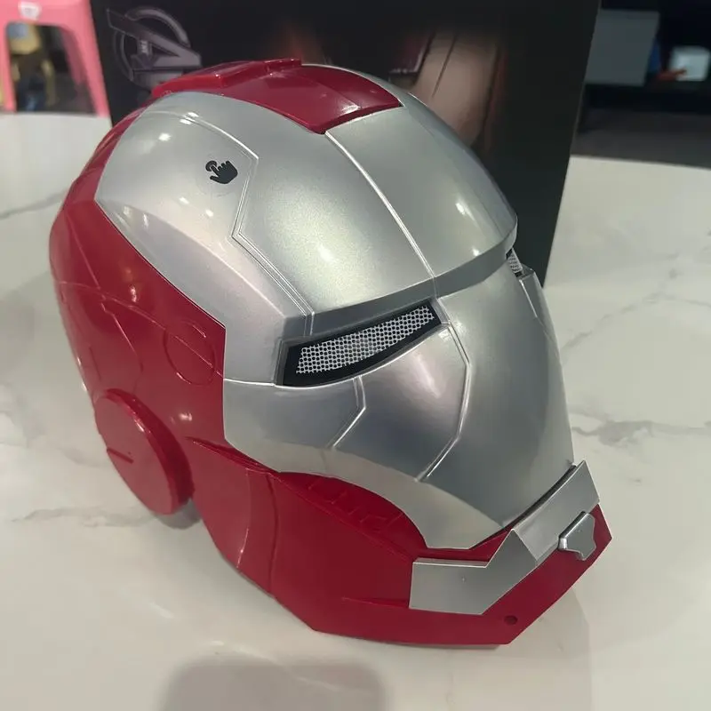 Iron Man Helmet Electric Wearable Mask 1:1 Automatic Manual Opening And ManualClosing Model Characters Adult Toys Birthday Gifts