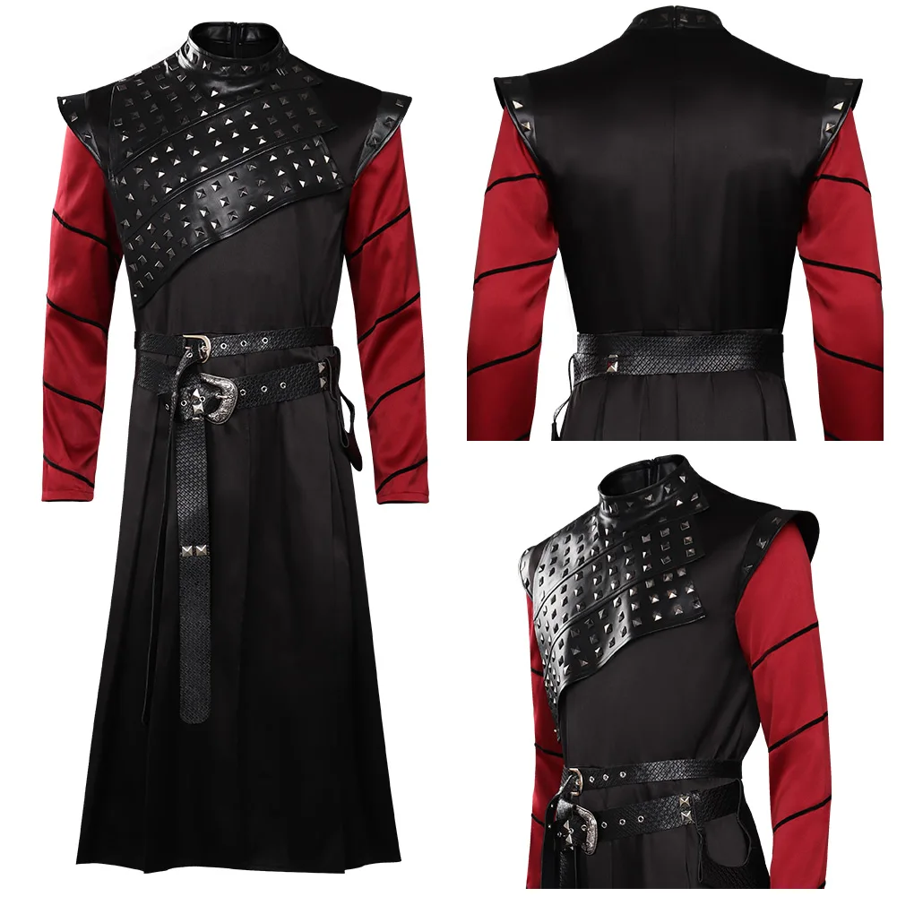 House Fantasy Dragon Prince Daemon Cosplay Targaryen Cosplay Costume Outfit Halloween Carnival Suit