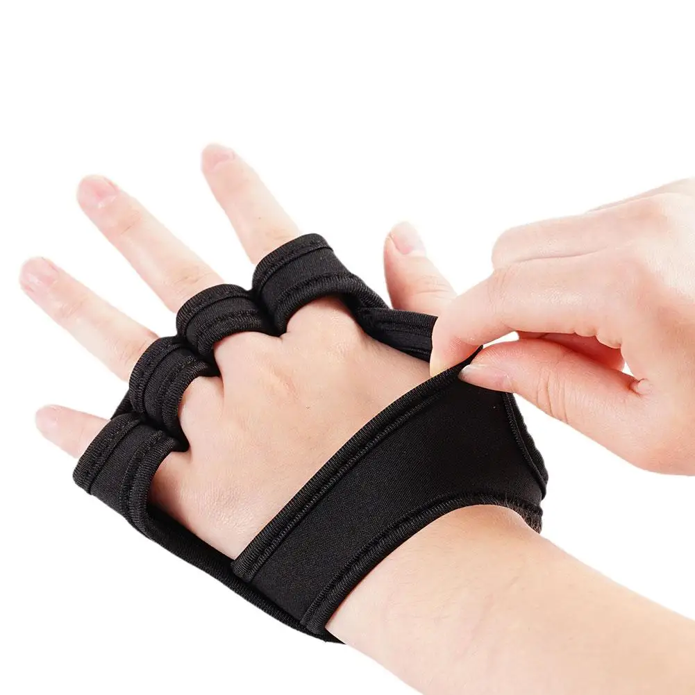 Weightlifting Gloves Gym Gloves Exercise Gloves for Women Non-Slip Protect Finger Wristbands