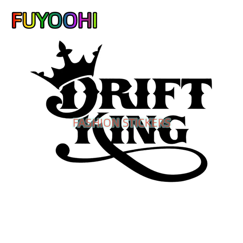 

FUYOOHI Car Decal DRIFT KING for Car Window Trunk Auto Motorcycle Decorative Creative Car Stickers