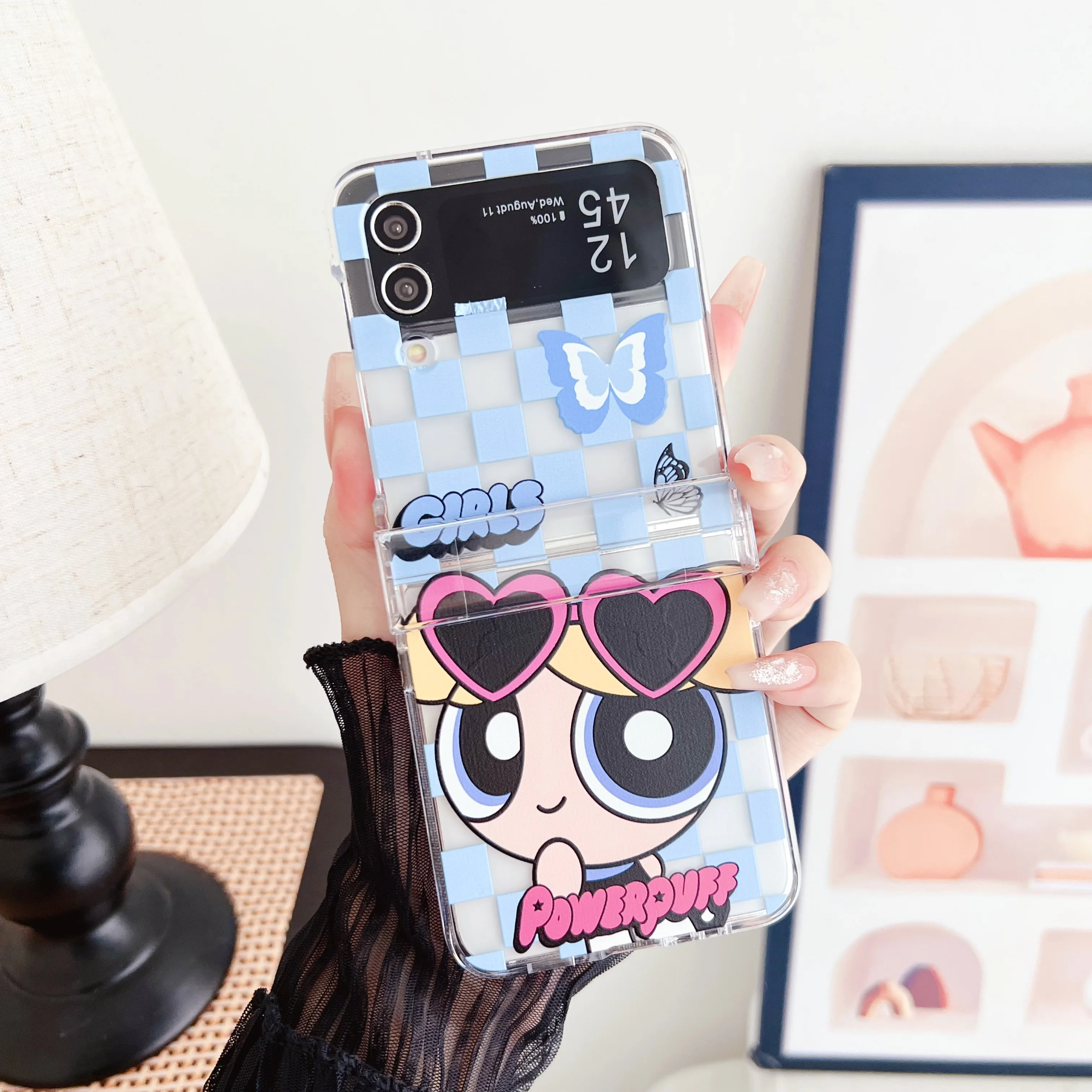 thumbnail image 1 of Sanrio-funda de teléfono Hello kitty Pochacco para Samsung Galaxy Z Flip 5, 4, 5G, ZFlip5, ZFlip4, ZFlip3, Flip5, Flip4, Flip3, dura, PC, nueva, 1 of 5