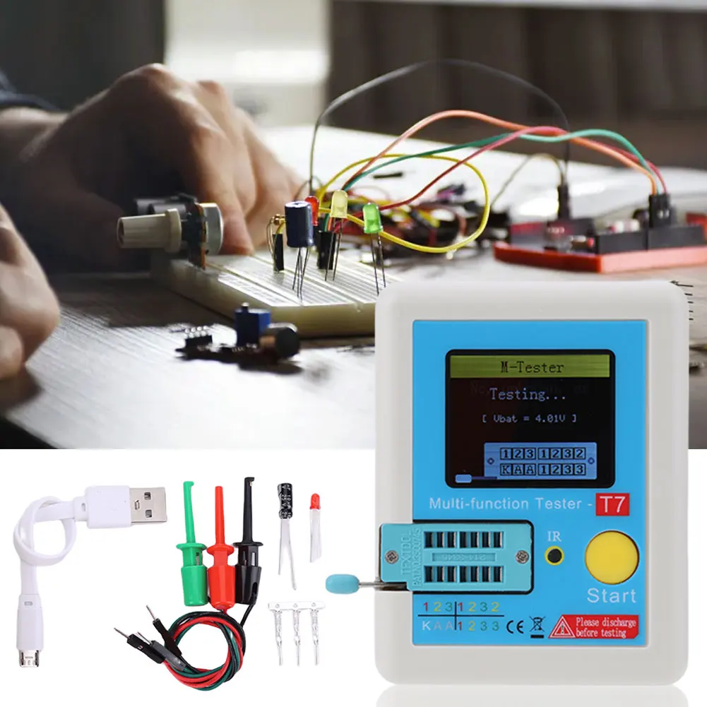 LCR-T7 Ʈ ׽ LCD ÷ TFT ̿ Ʈ̿ ĿнϽ 跮, LCR ESR NPN PNP MOSFET ĳн  ׽Ʈ 跮