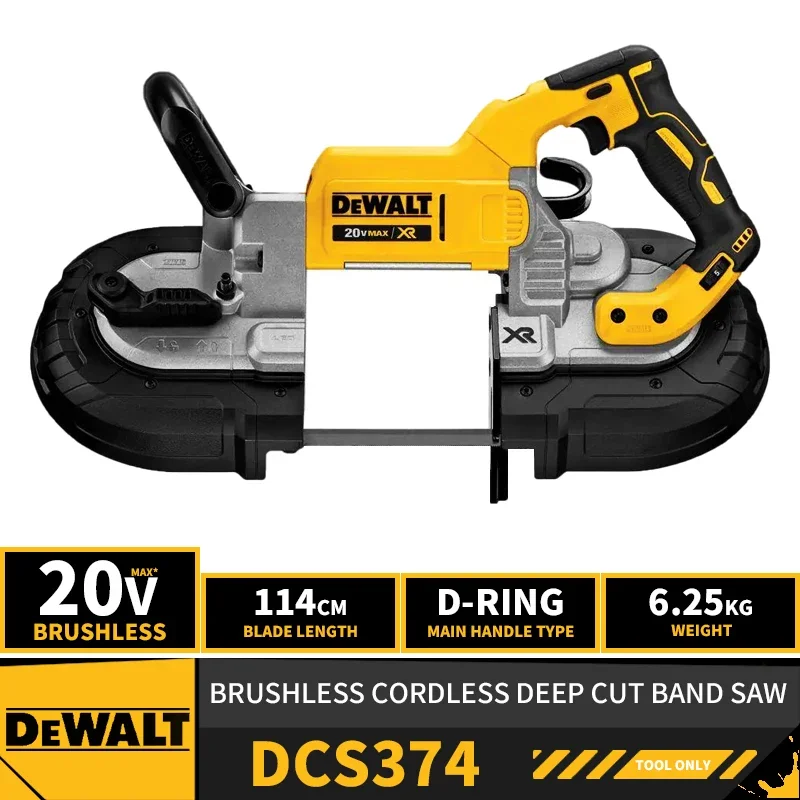 DEWALTDCS374BrushlessCordlessDeepCutBandSaw20VLithiumPower