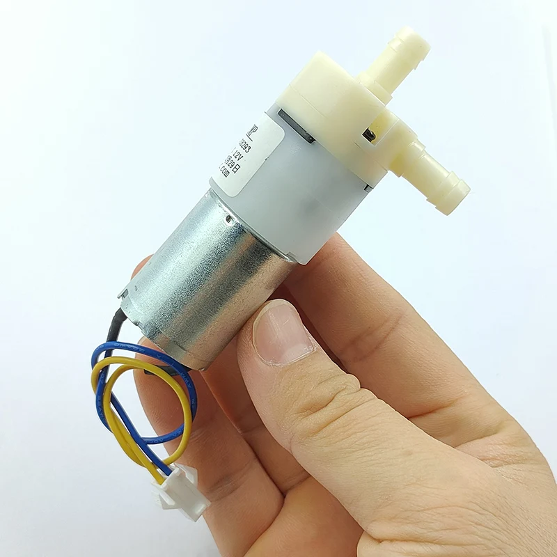 JSB2438293 미니 다이어프램 펌프(370 모터 포함) DC 12V/18V/24V DIY 워터 디스펜서 기계용 자흡식 흡입