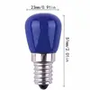 Colorful LED Fridge Light Bulb E14 3W Refrigerator Corn Bulbs AC220240V Lamp SMD2835 Replace Halogen Chandelier Lights Lamps 6