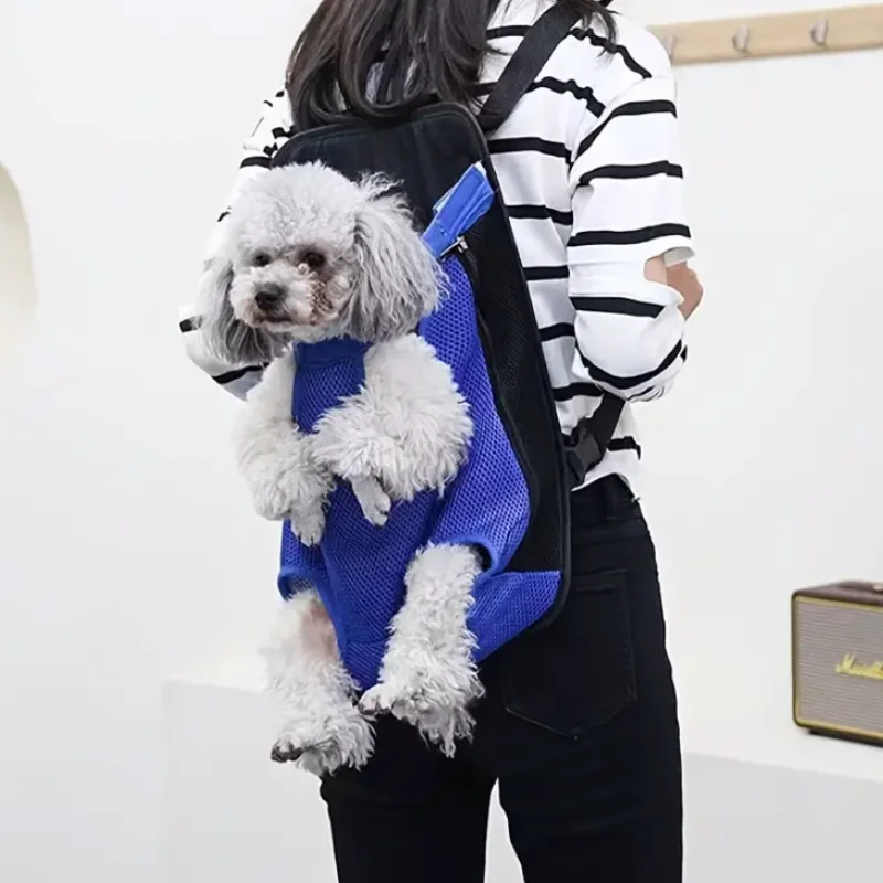 Portable Travel Pet Bag Pet Carrier Backpack Mesh Canvas Breathable Shoulder Handle Bags For Dogs
