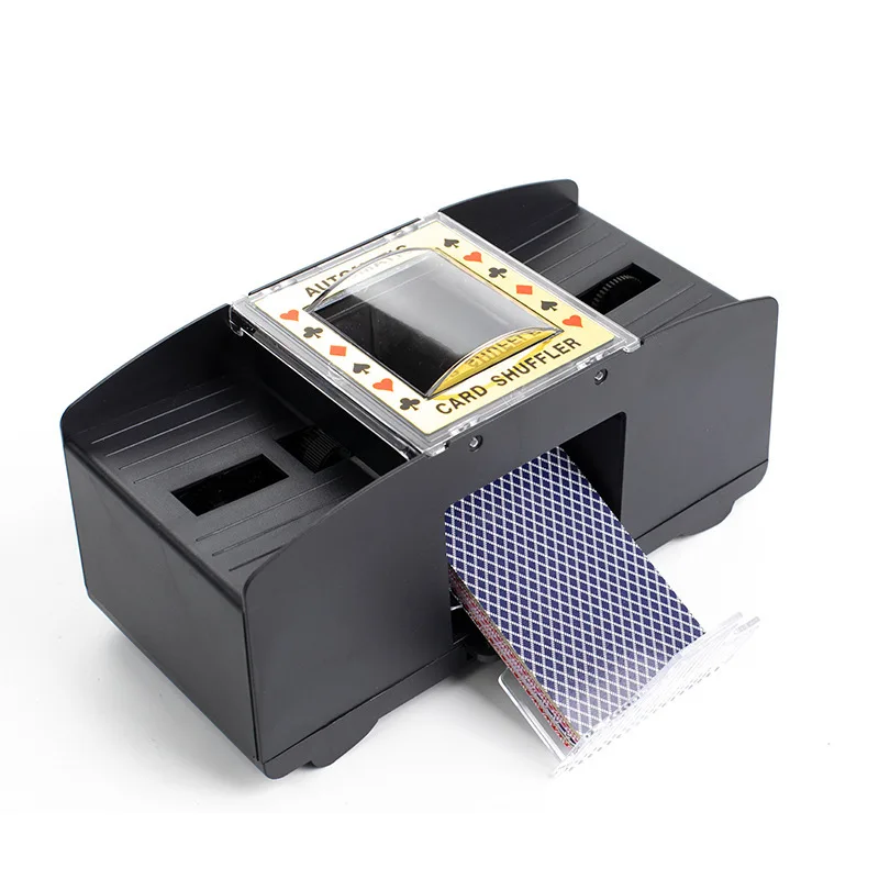 Elektrische Kartenmischmaschine – Automatischer Card Shuffler Für 1–2 Decks, Akku 2600 MAh, Für Poker & Uno