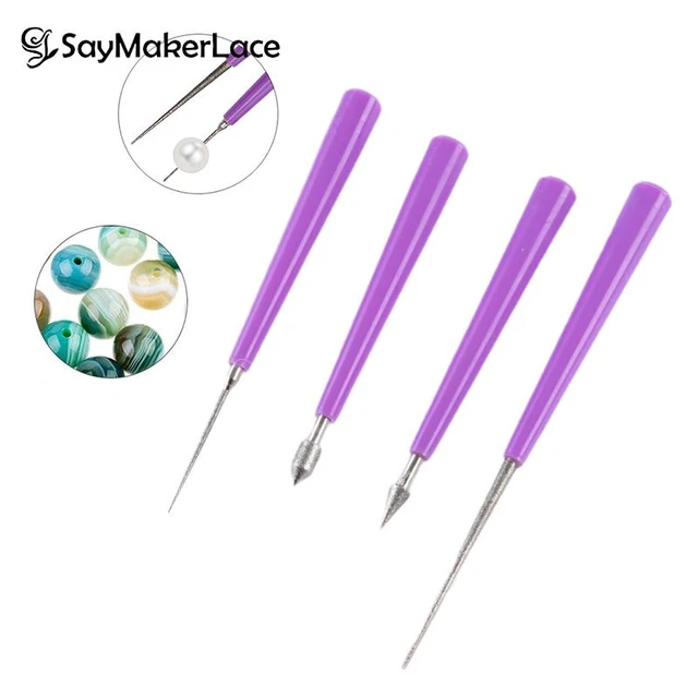 Beading Reaming Diamond Coated Bead Reamer Jewelry Making Tool Set -  AliExpress