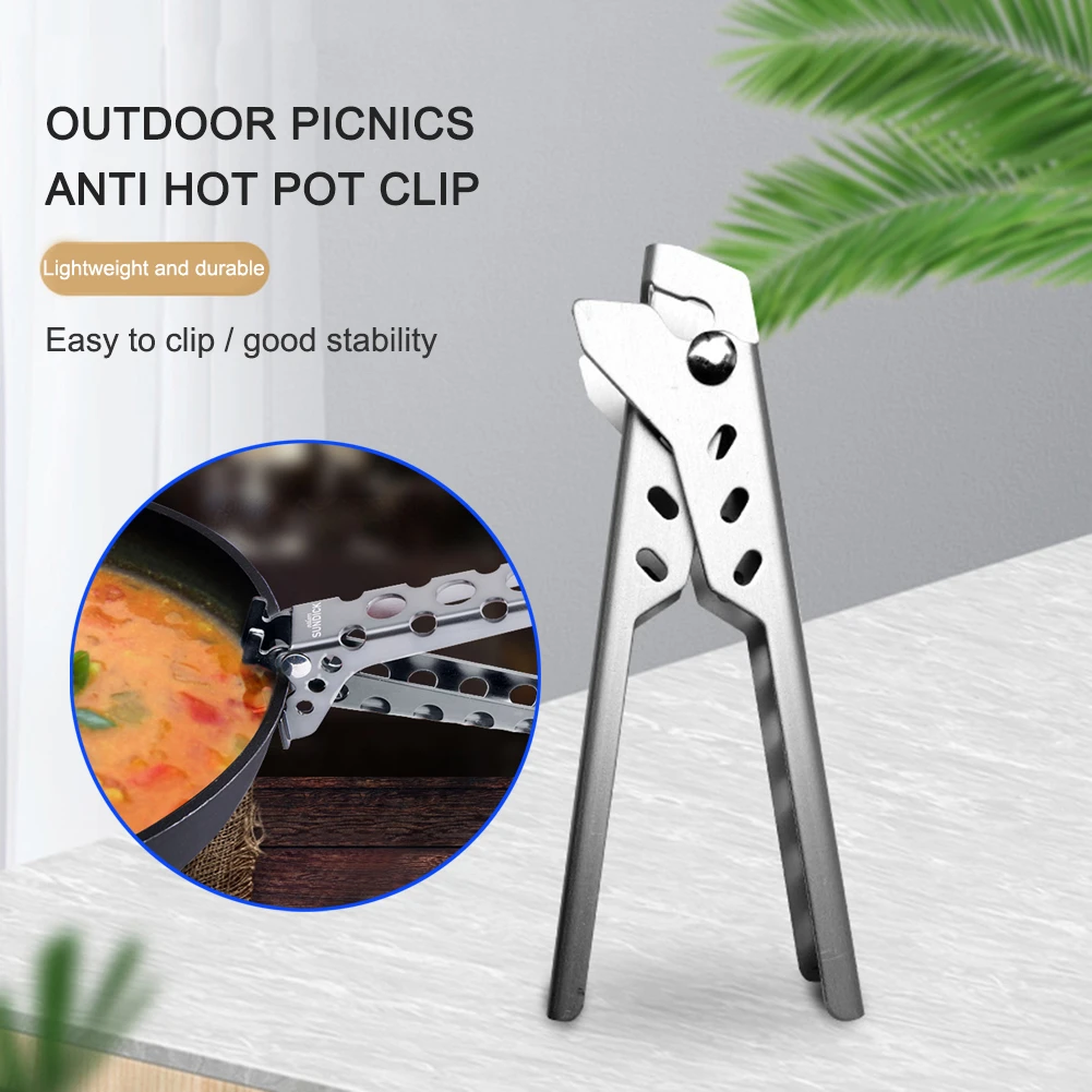 Pot Clip Bowl Gripper Aluminium Alloy Anti hot Pot Pan Gripper Holder