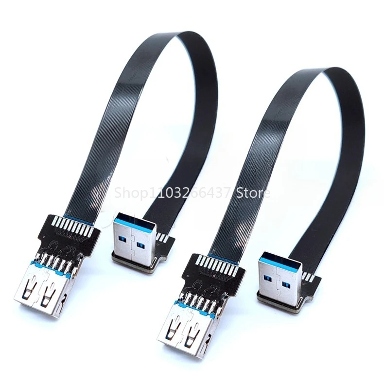 

FPC elbow, USB extension, 90 degree left and right bending, USB to flat USB 3.0 male to female adapter, FPC